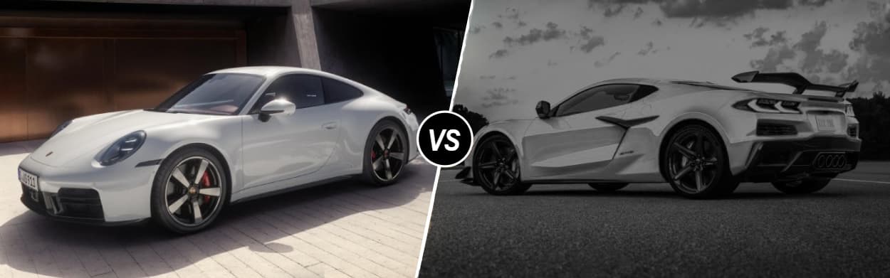 2025 Porsche 911 vs 2025 Chevrolet Corvette Z06 in San Luis Obispo, CA