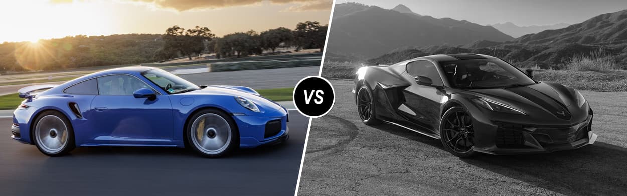 2026 Porsche 911 vs 2026 Chevrolet Corvette in San Luis Obispo, CA
