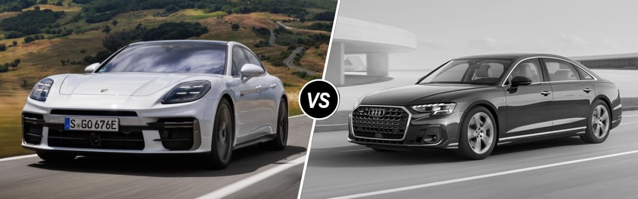 2025 Porsche Panamera vs 2025 Audi A8 in San Luis Obispo, CA